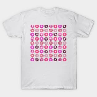 Donuts Magenta T-Shirt